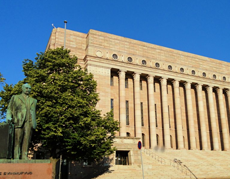 Helsinki Parliament House With Corinthian Columns | Krazy Butterfly