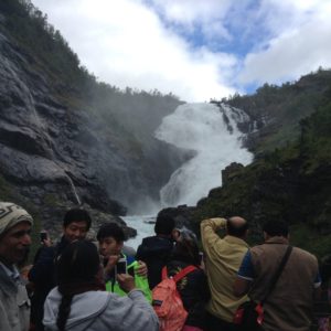 Kjosfossen Waterfall