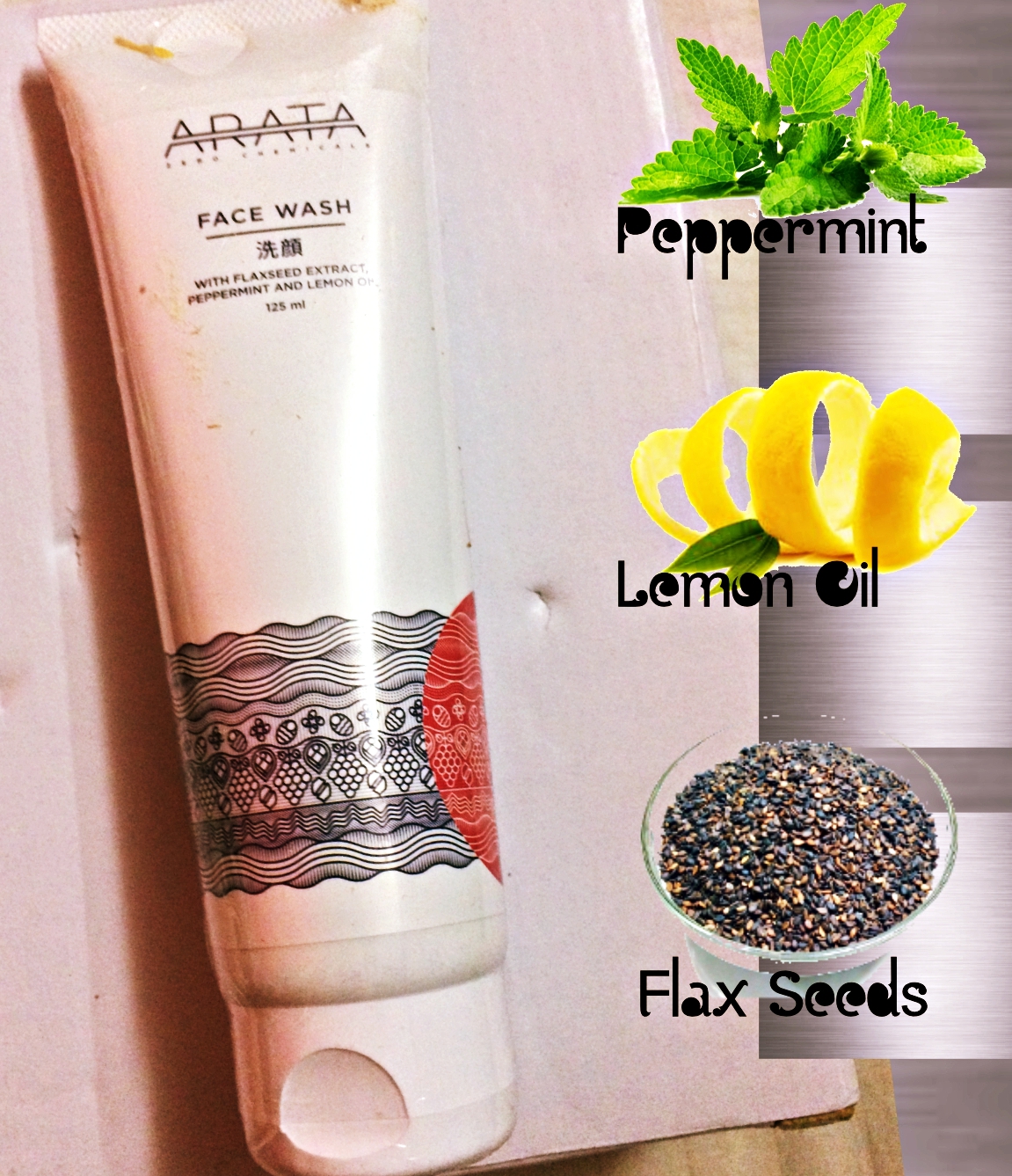Arata Facewash with Flaxseed Extracts