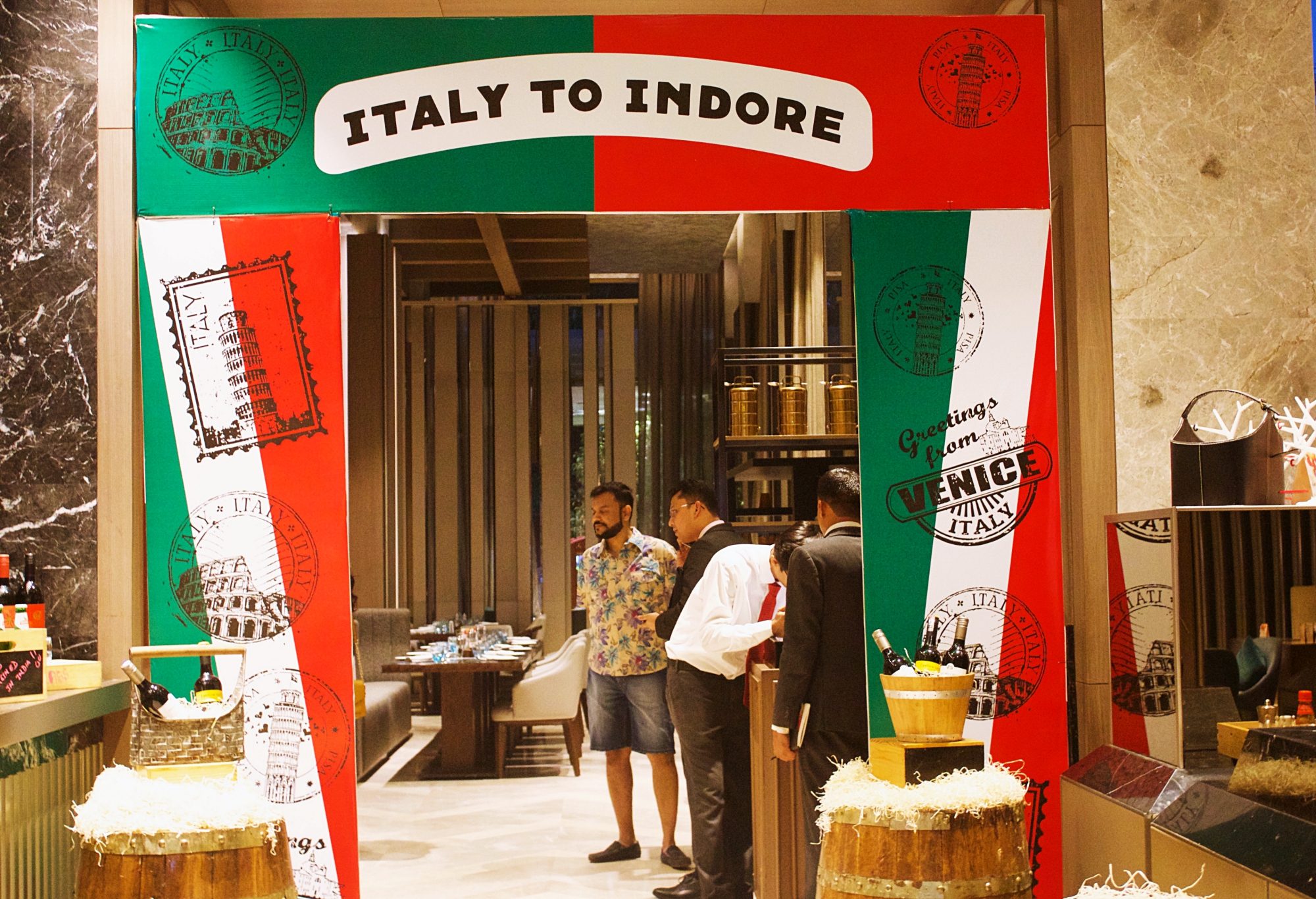Indore Marriott Italy to Indore