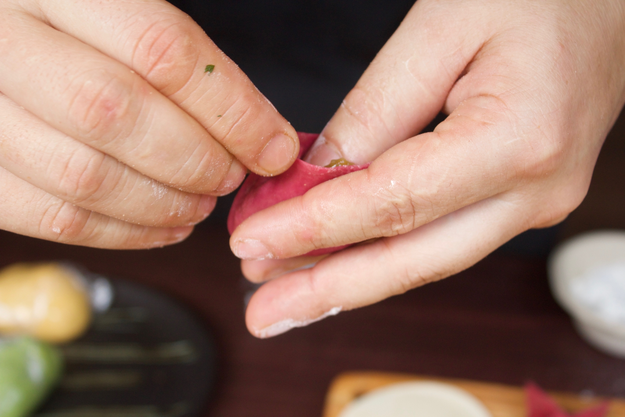 Marriott Dimsum Class Dimsum Stuffing