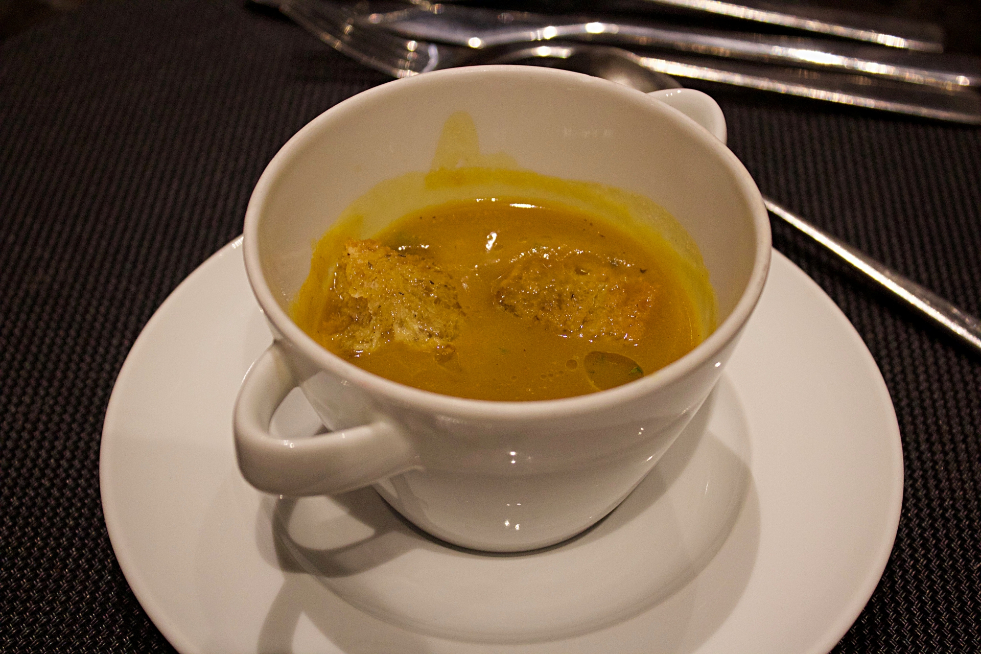 Marriott Pumpkin Mushroom Soup