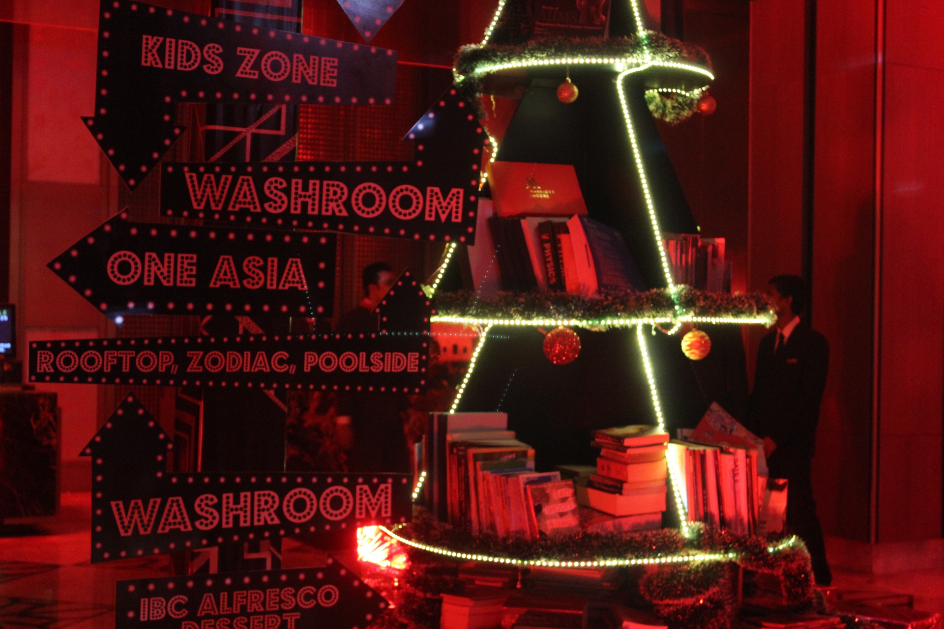 Indore Marriott Lobby on New Year Eve