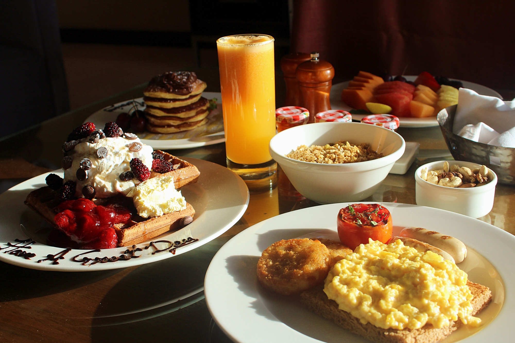 Renaissance Mumbai in-room breakfast