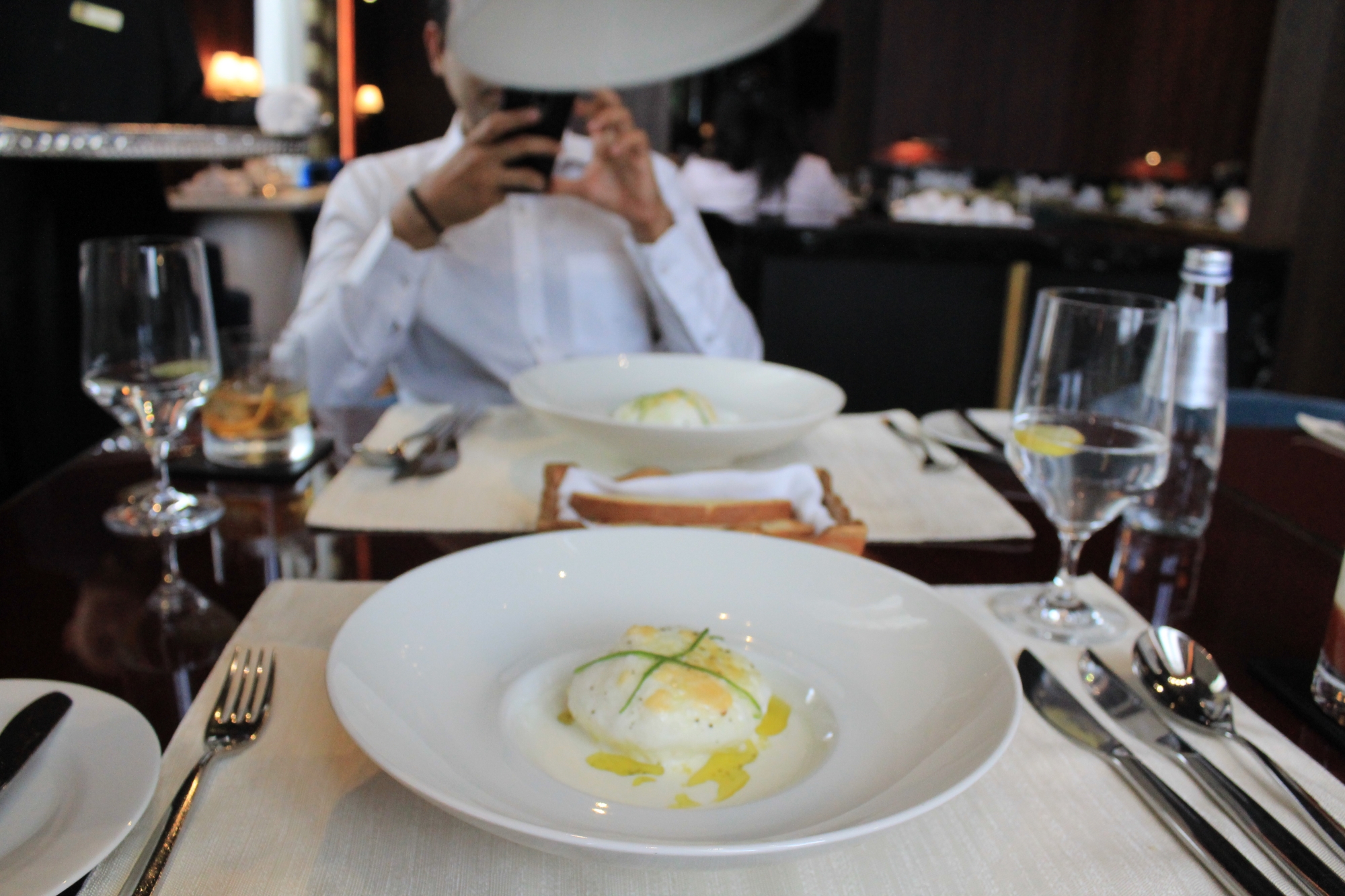 Brie and Truffle Soufflé Hemant Oberoi