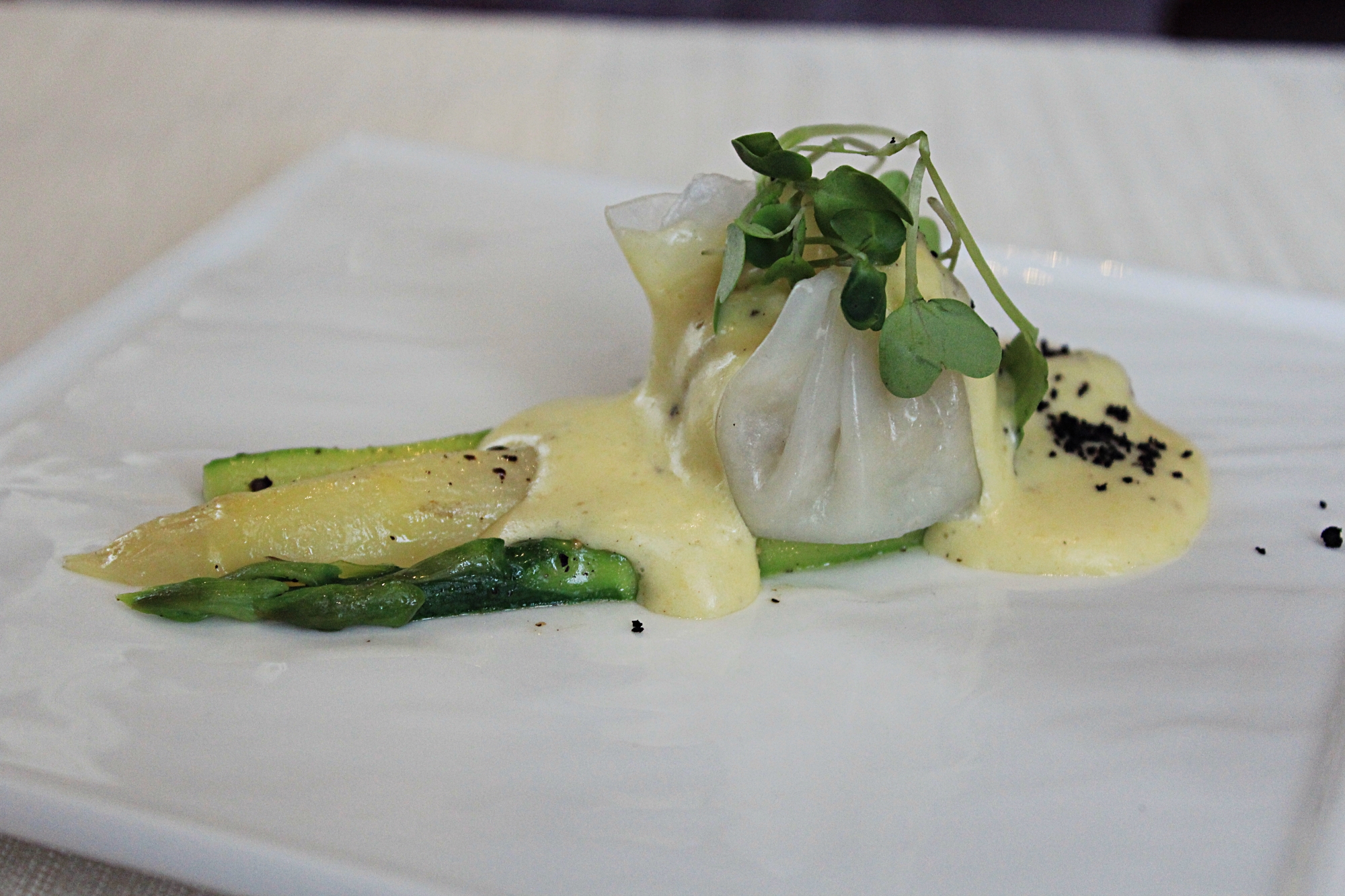 Edamame & Chestnut Dumpling Hemant Oberoi