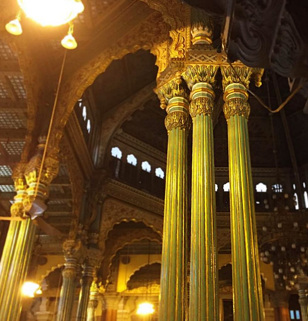 Mysore Palace Columns