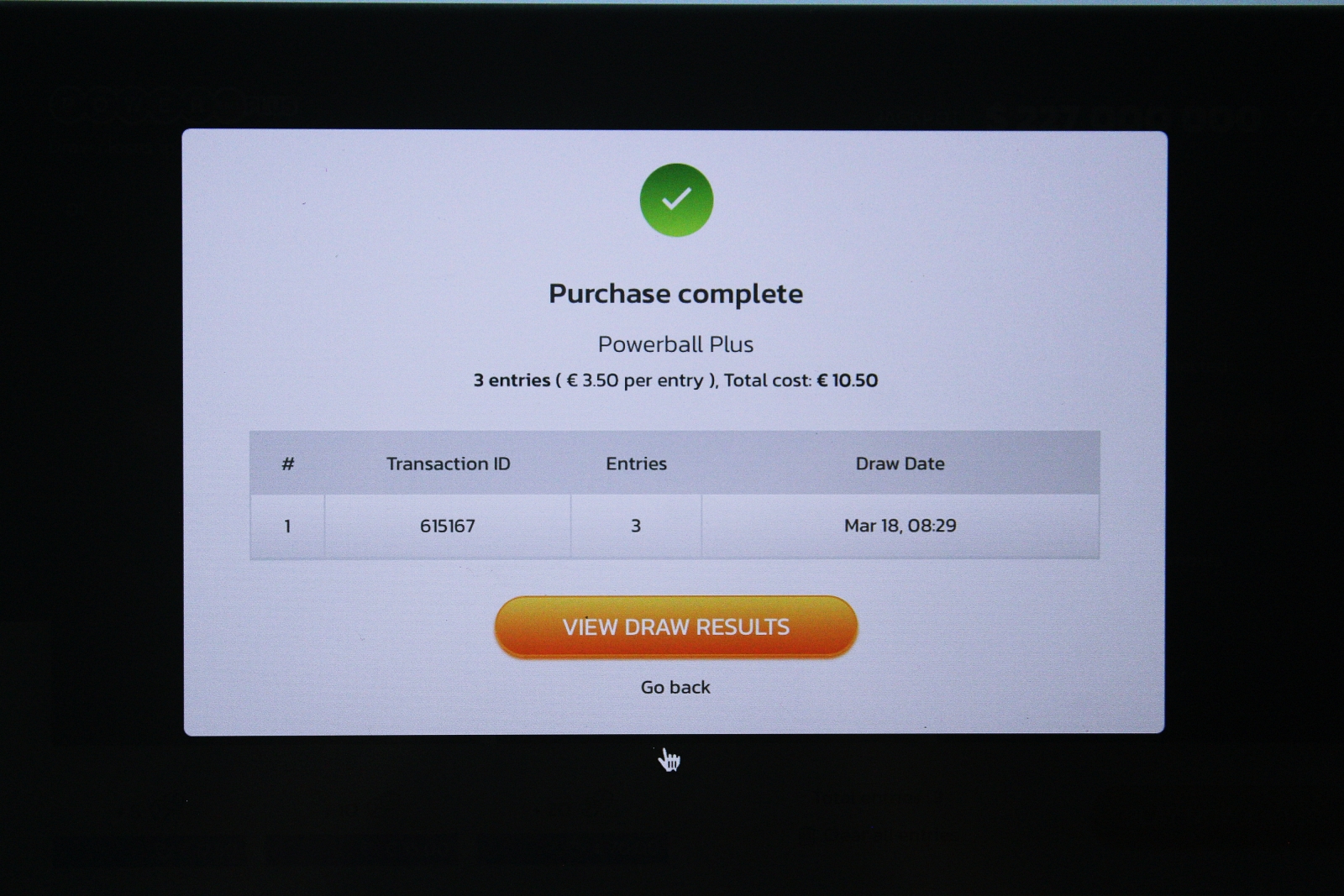 Lotto247 Purchase
